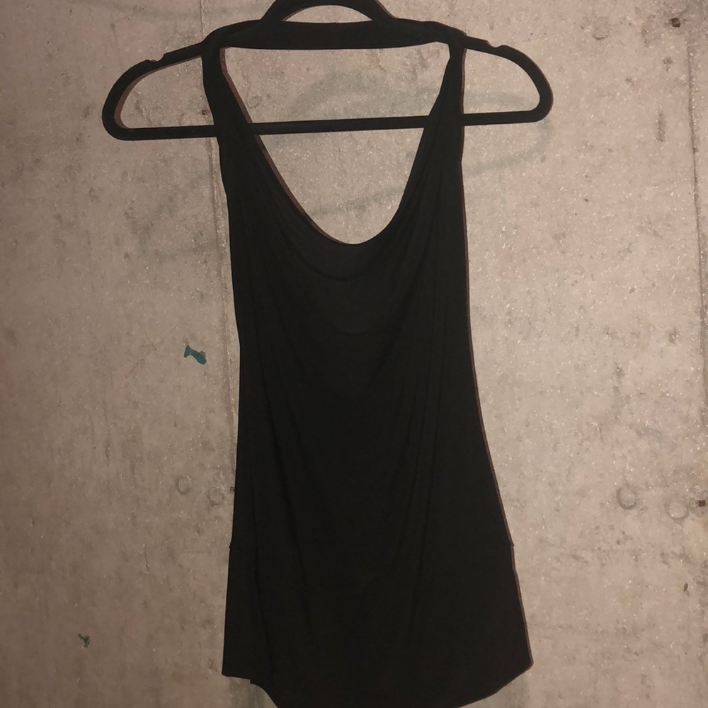 Backless satin shirt